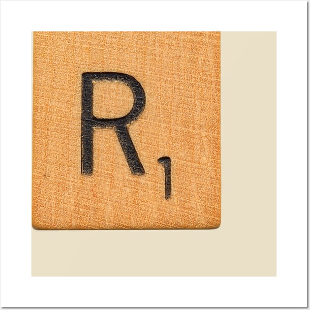 Scrabble Town 'R' Wall Art by RandomGoodness